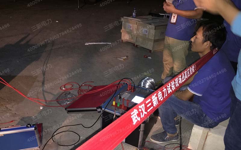 串联谐振耐压试验过程