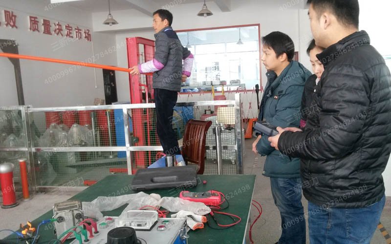 无线绝缘子测试仪现场试验