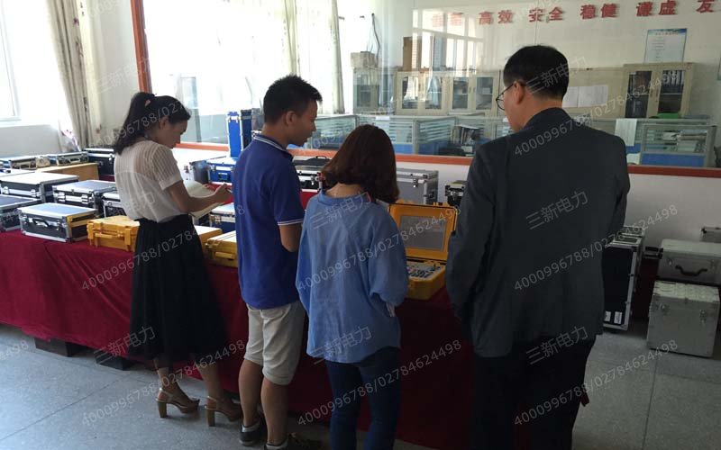 韩国客户赴三新实地参观考察