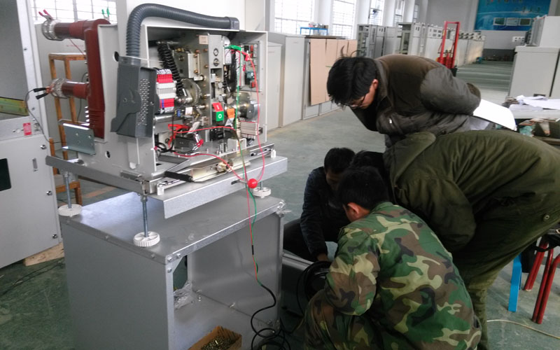 三新电力高压开关检测检测现场