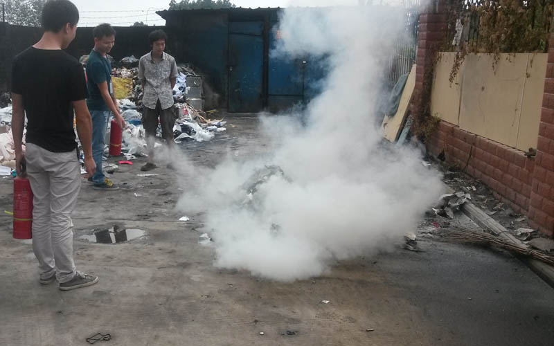 三新电力消防实战演练