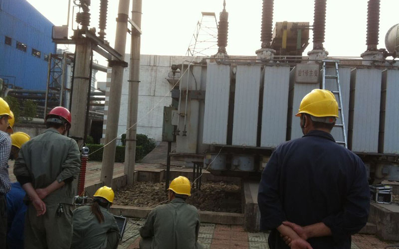三新电力变压器试验现场