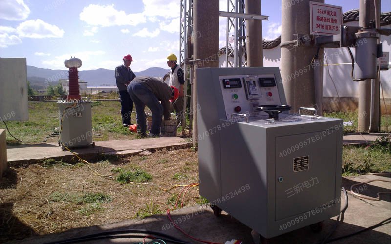 油浸式试验变压器现场试验
