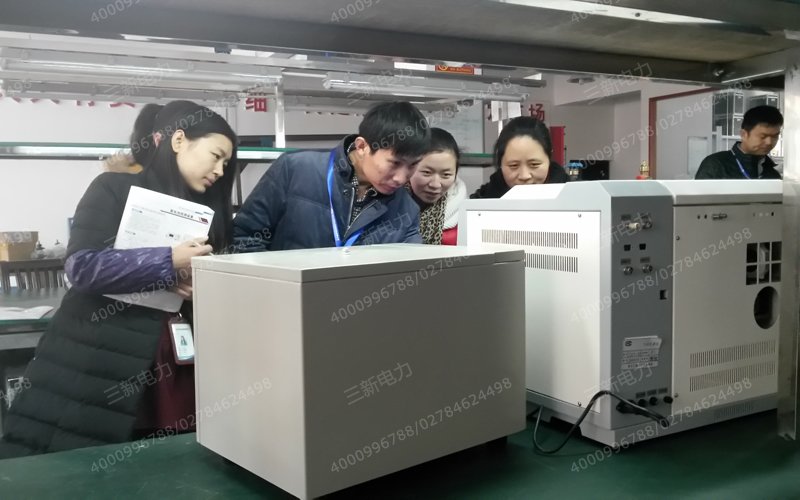 武汉高校学生到三新电力学习