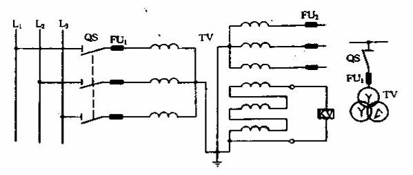 电压互感器常见的三种接线方式