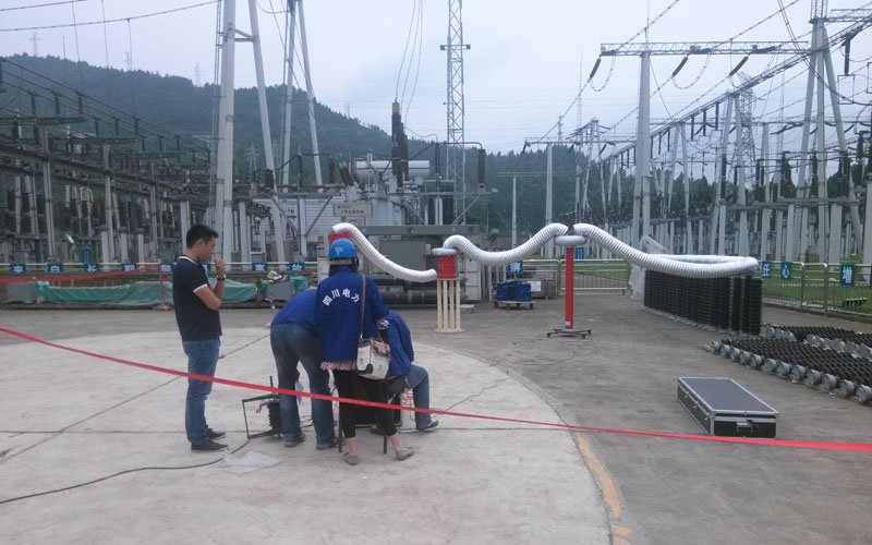 三新电力为四川电力串联谐振试验提供技术支持