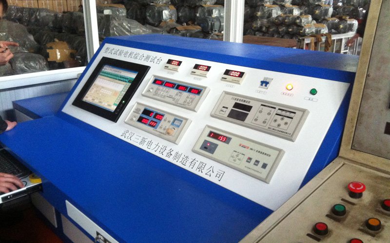 电机综合测试台现场试验