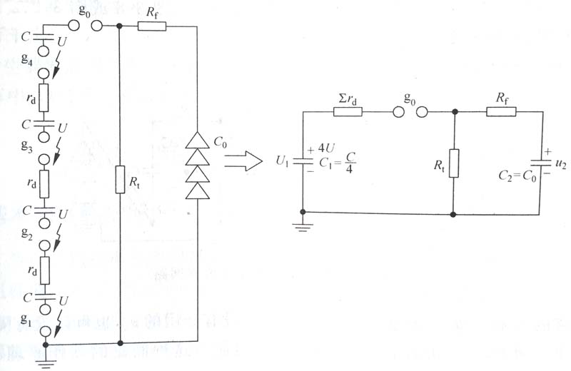 冲击电压发生器的基本工作原理